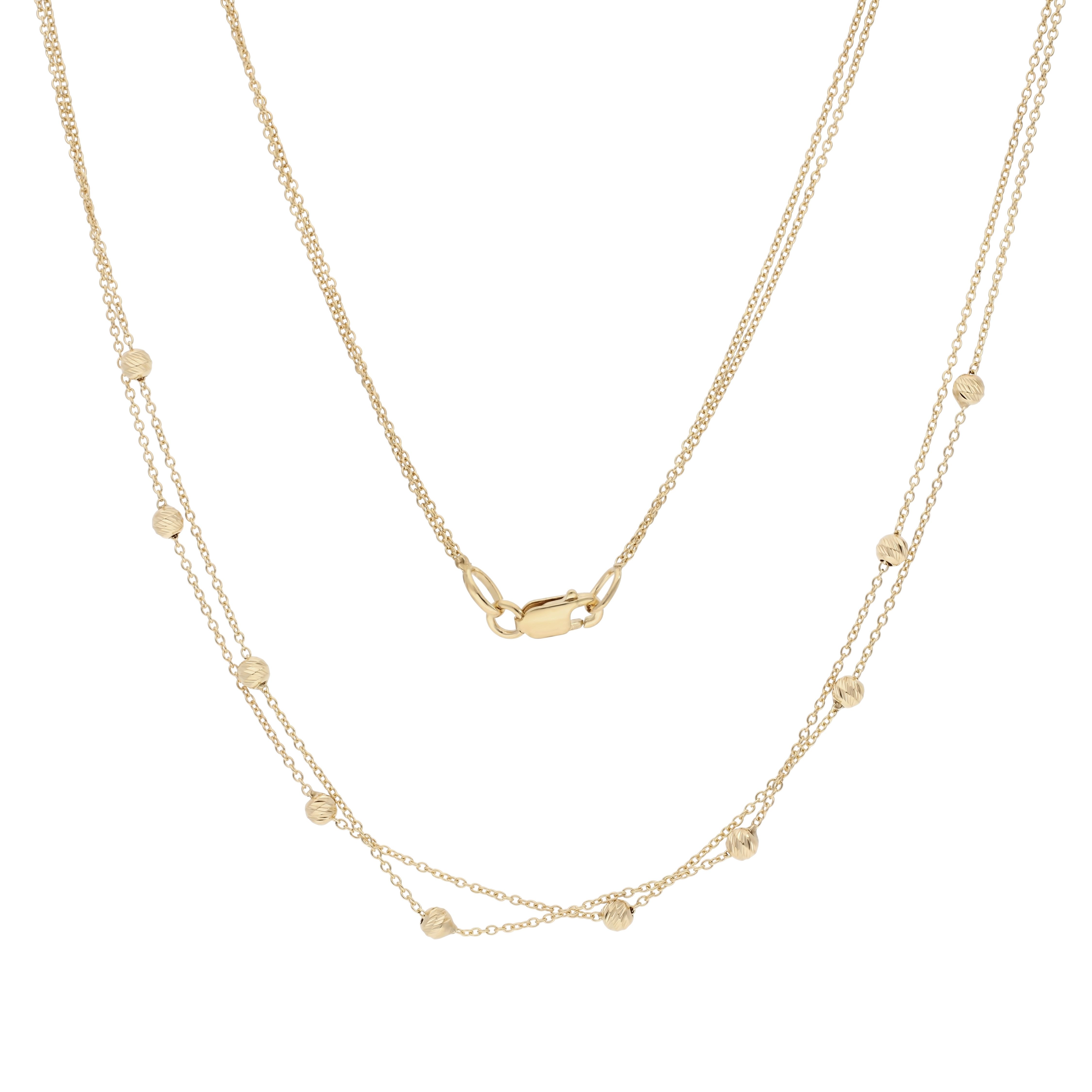 Collier Schmuck Geschenk Gold 375 Halsschmuck Halskette Ankerkette Kugeln
