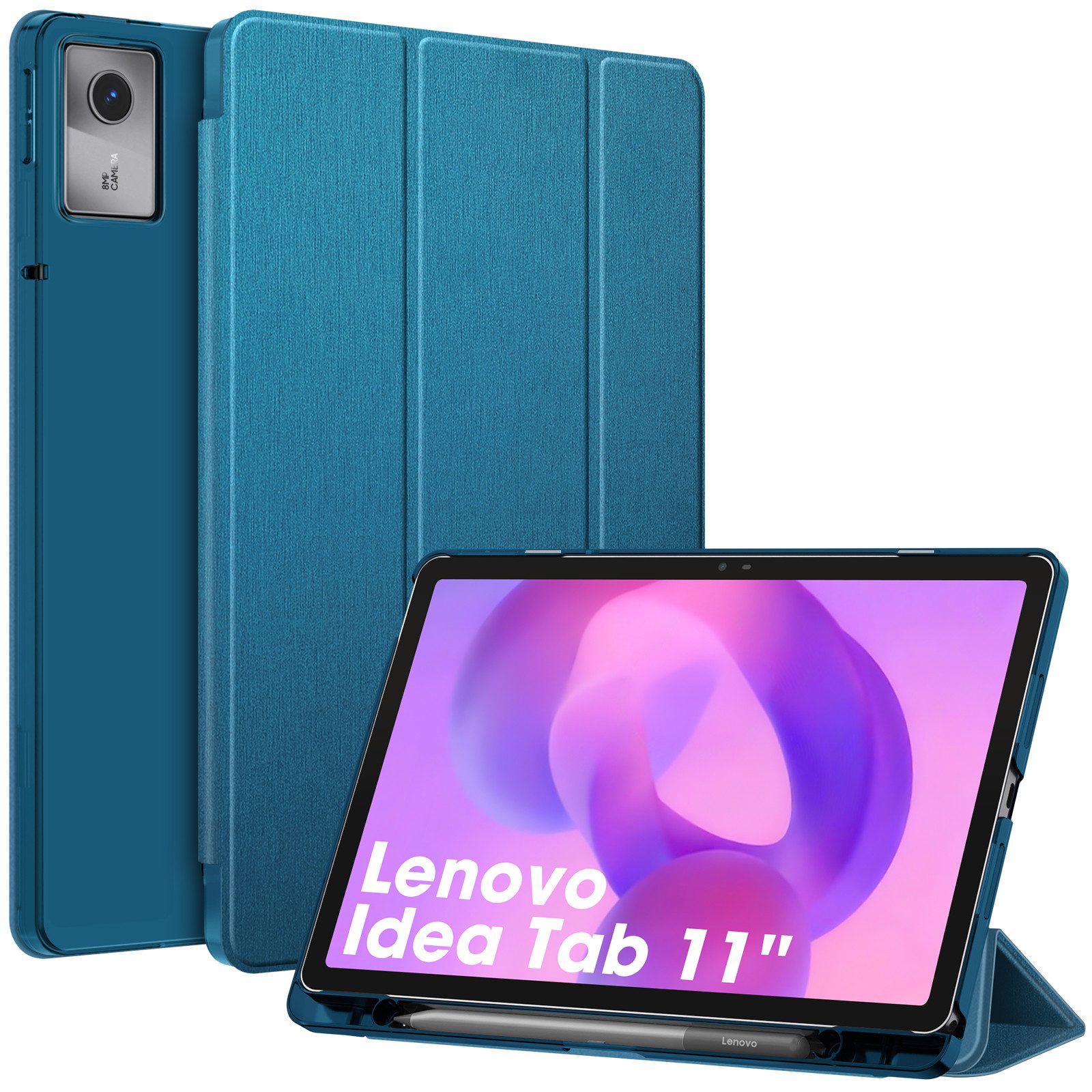 Fintie Tablet-Hülle für Lenovo Idea Tab 11 Zoll 2025 (TB-336ZU/ TB-336FU)-Ultradünn Case, Schutzhülle mit Translucent Rückseite Cover mit Auto Schlaf/Wach