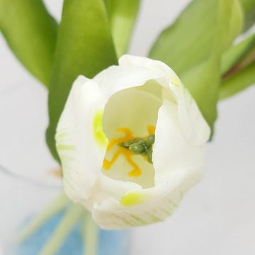 Kunstpflanze, DPI, Höhe 30 cm, Weiß H:30cm D:14cm Kunststoff