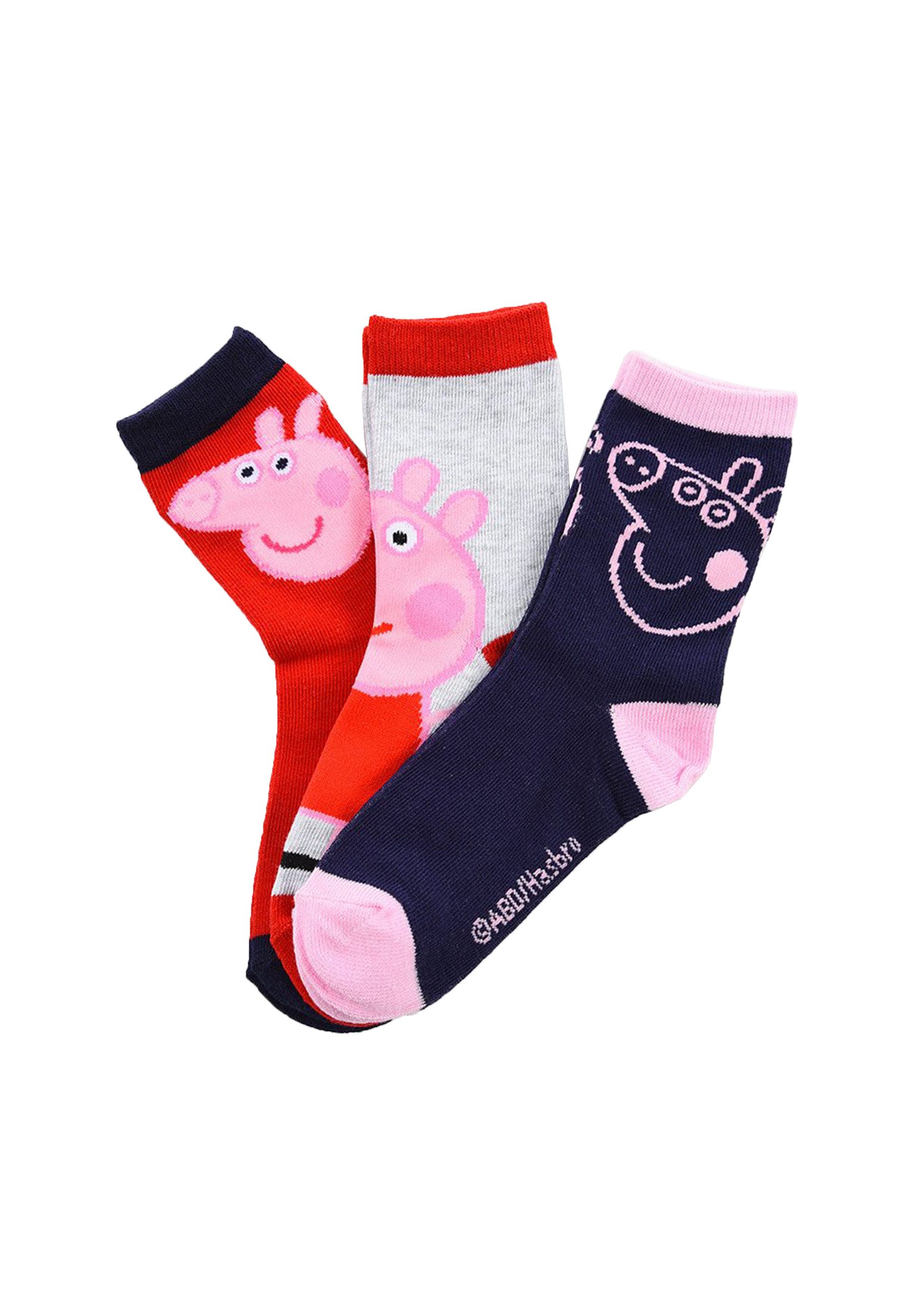 Peppa Pig Socken Peppa Wutz Socken Mädchen 6er Pack (6-Paar)