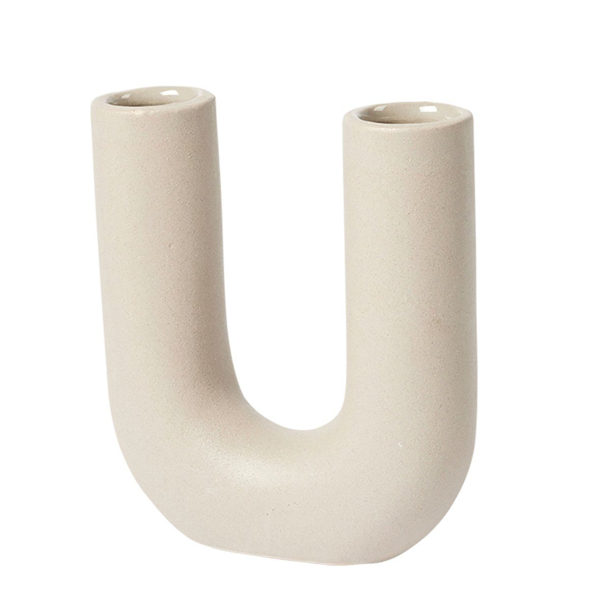 Broste Copenhagen Dekovase Hector Vase U Dove Grey 4,5x14,5x16cm (Vasen), Hector Vase U