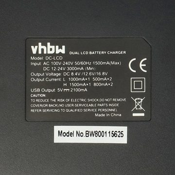 vhbw passend für Sony NP-FZ100 Kamera / Foto DSLR Kamera-Ladegerät
