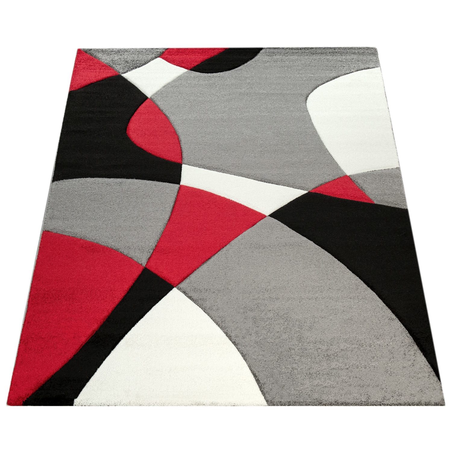 KADIMA DESIGN Teppich Abstrakt Wohnzimmer schmutzabweisend günstig online kaufen
