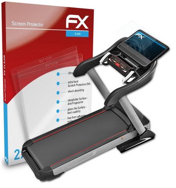 atFoliX Schutzfolie Displayschutz für Sportstech Laufband F50, (2 Folien), Ultraklar und hartbeschichtet