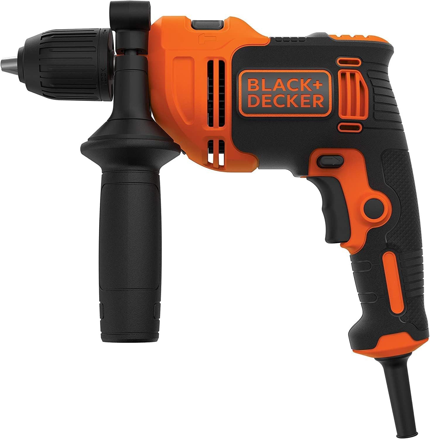 Black + Decker Schlagbohrmaschine 550W 1-Gang Schlagbohrmaschine, (1-tlg)