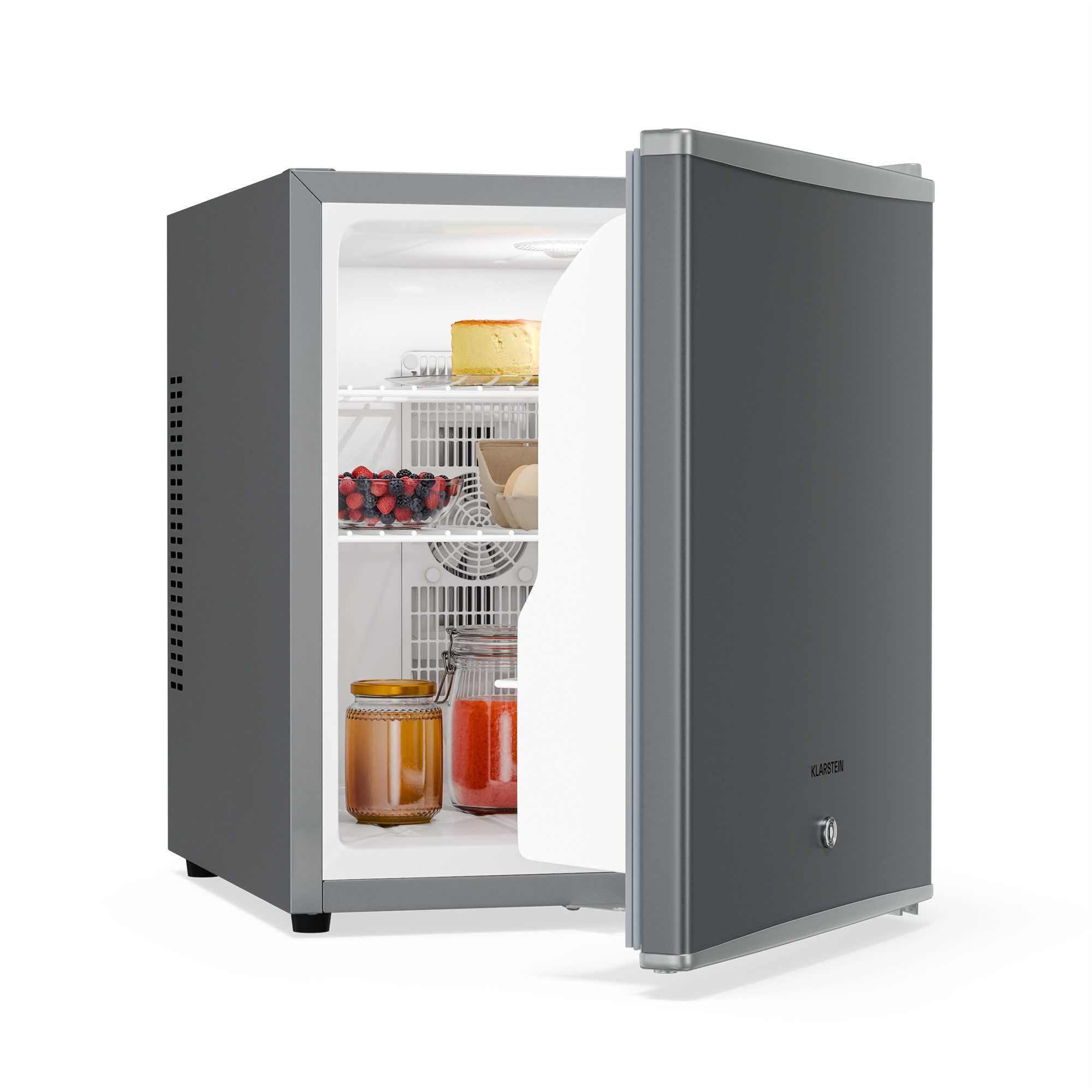 Klarstein Table Top Kühlschrank 10045290, 51.3 cm hoch, 43 cm breit, Bier Hausbar Getränkekühlschrank Hotel Mini Fridge
