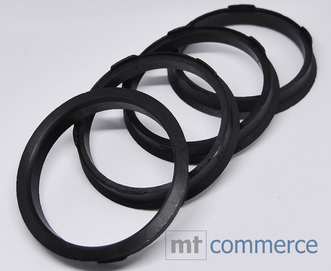 BRANDT AUTOMOTIVE Reifenstift 4X Zentrierringe schwarz Felgen Ringe Made in Germany, Maße: 67,0 x 60,1 mm
