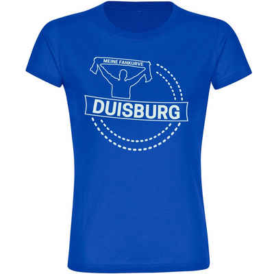 multifanshop T-Shirt Damen Duisburg - Meine Fankurve - Frauen