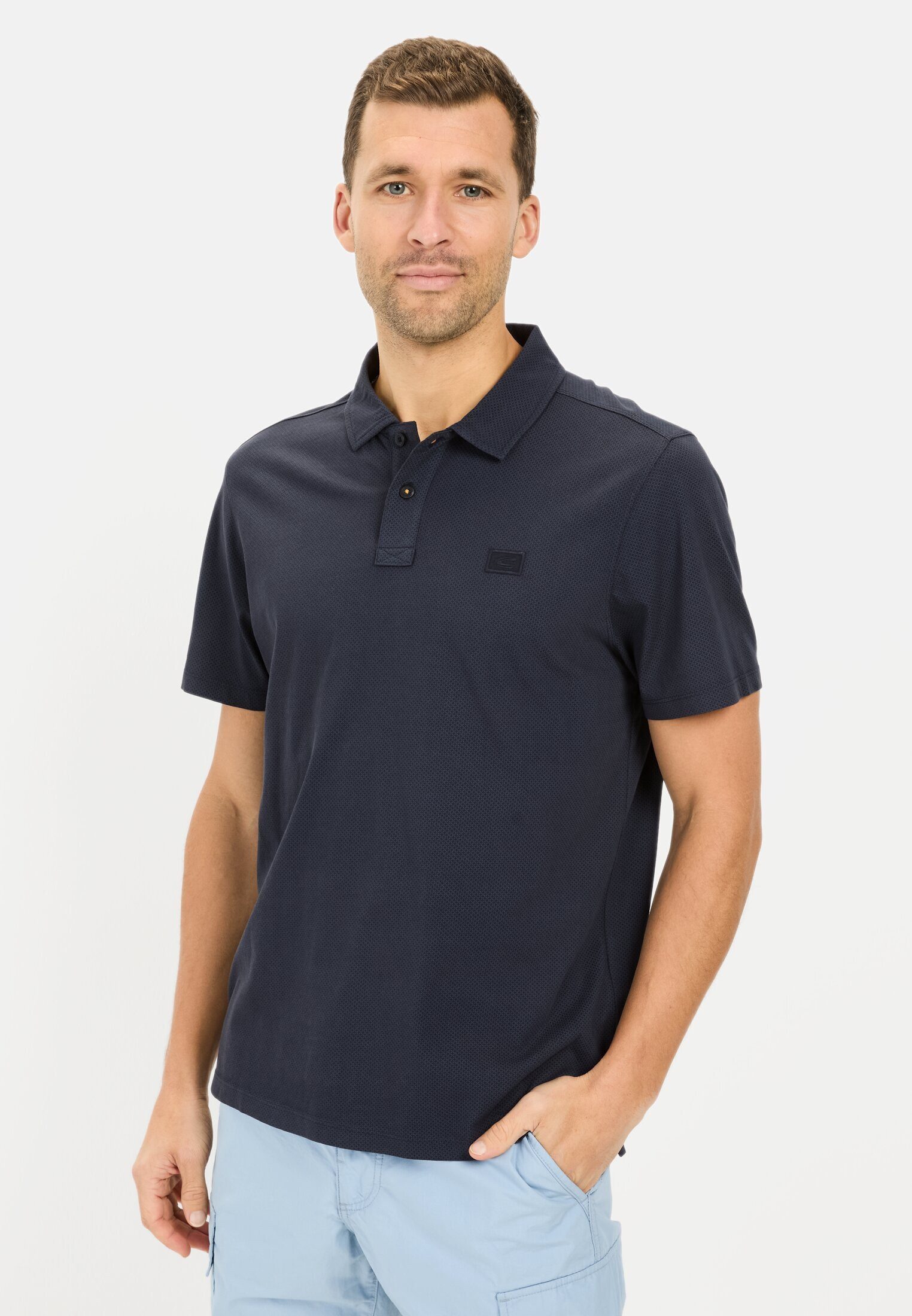 camel active Poloshirt aus reiner Baumwolle Kurzarm Polo Shirts_Poloshirt günstig online kaufen