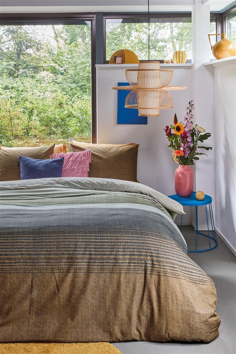 Beddinghouse Bettwäsche Bruno Green 135X200 Grün Renforcé 135 x 200 cm