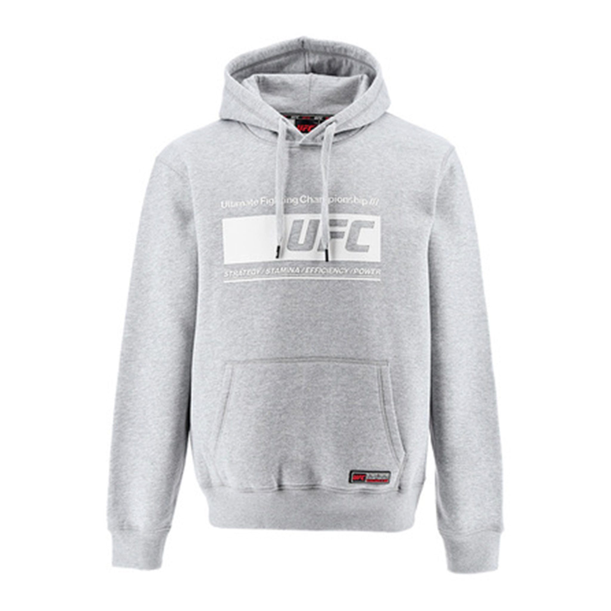 UFC Hoodie UFC Herren Hoodie Grau Melange