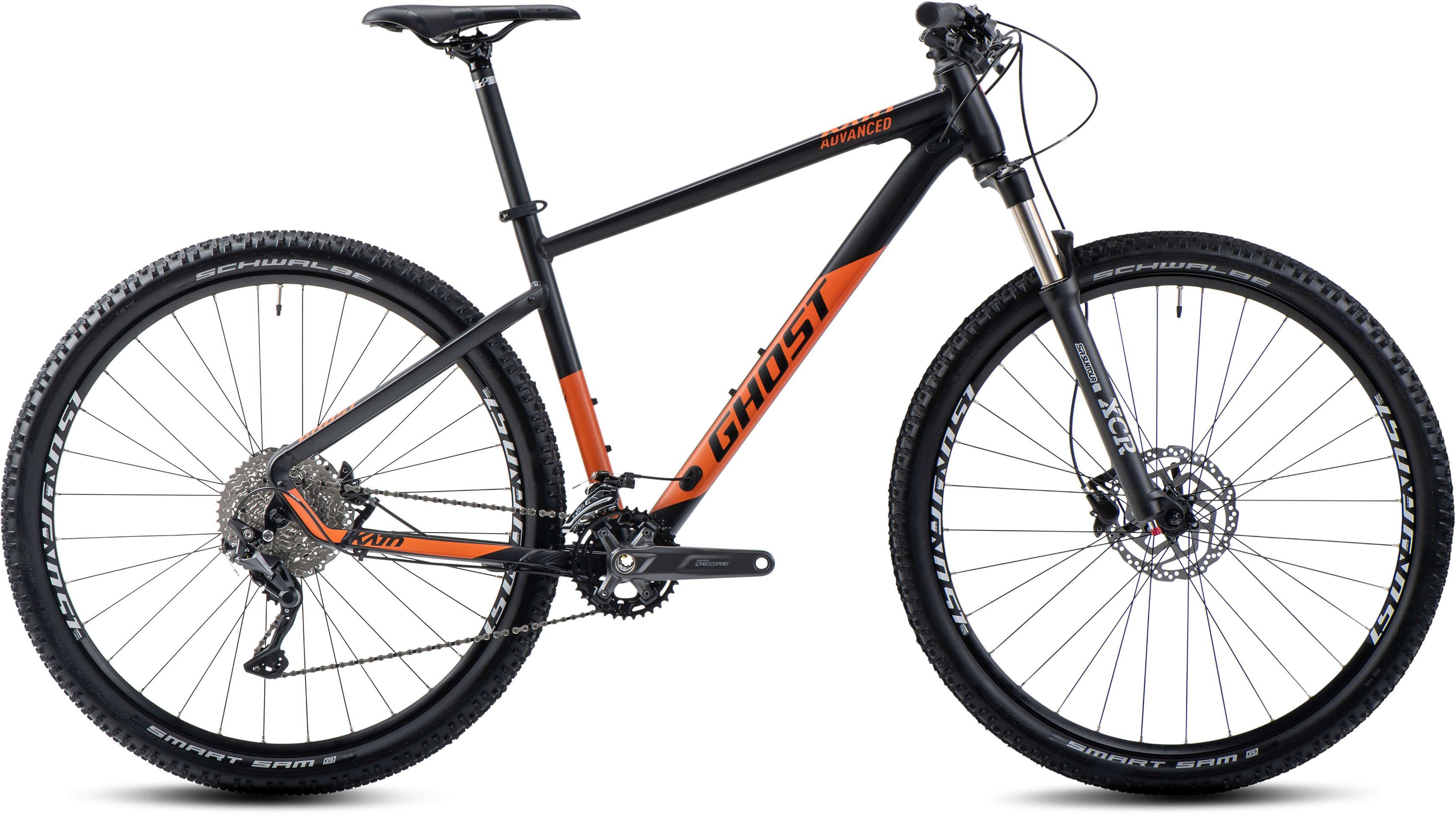 Ghost Mountainbike Kato Advanced 27.5 AL, 10 Gang microSHIFT Adventix Schaltwerk, Kettenschaltung, für Damen und Herren, Kettenschaltung
