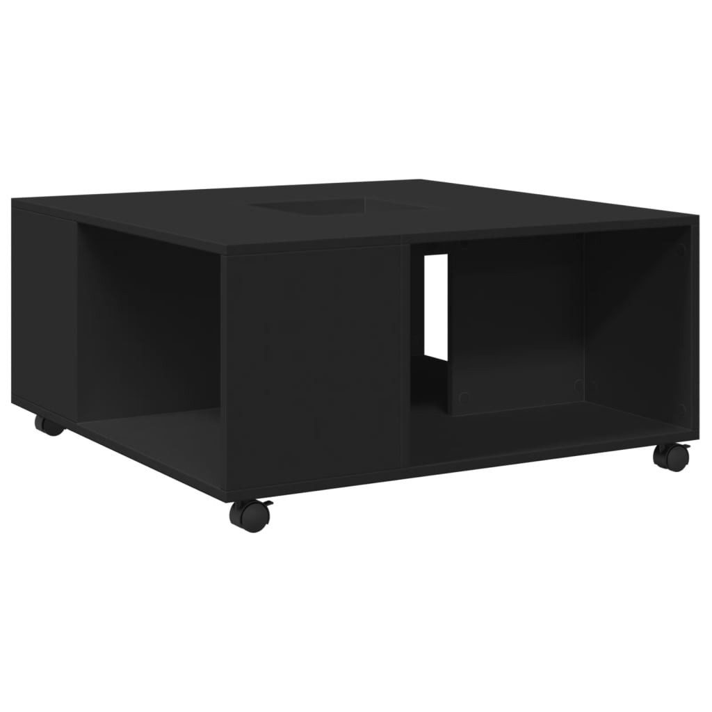 vidaXL Couchtisch Couchtisch Schwarz 80x80x40 cm günstig online kaufen