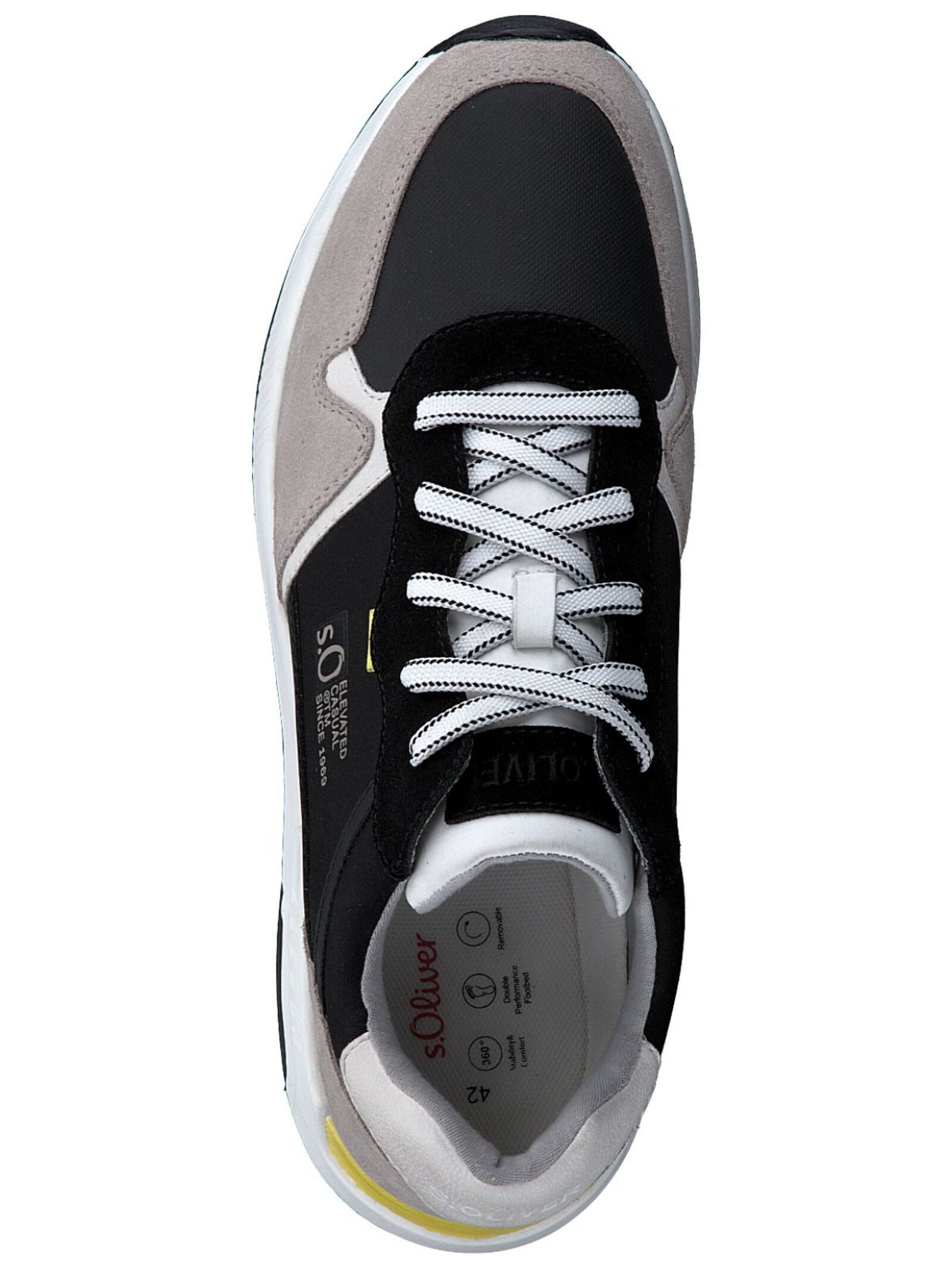 s.Oliver Sneaker Leder/Textil . Sneaker (1-tlg)