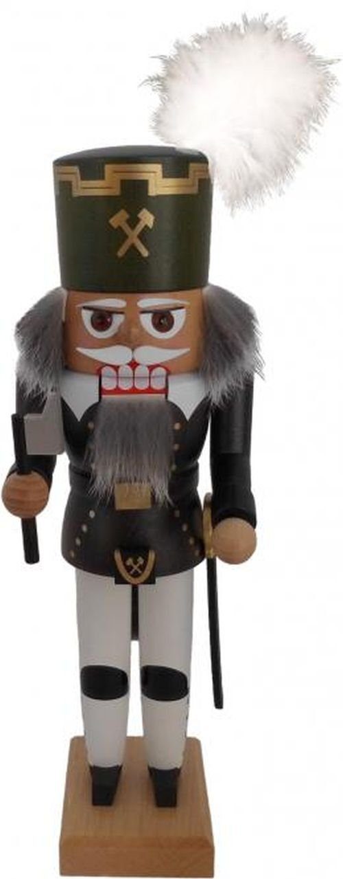 KWO Kunstgewerbe Werkstätten Щипцы для орехов Щипцы для орехов Bergmann mit Erzstab BxHxT 11x27x9cm NEU