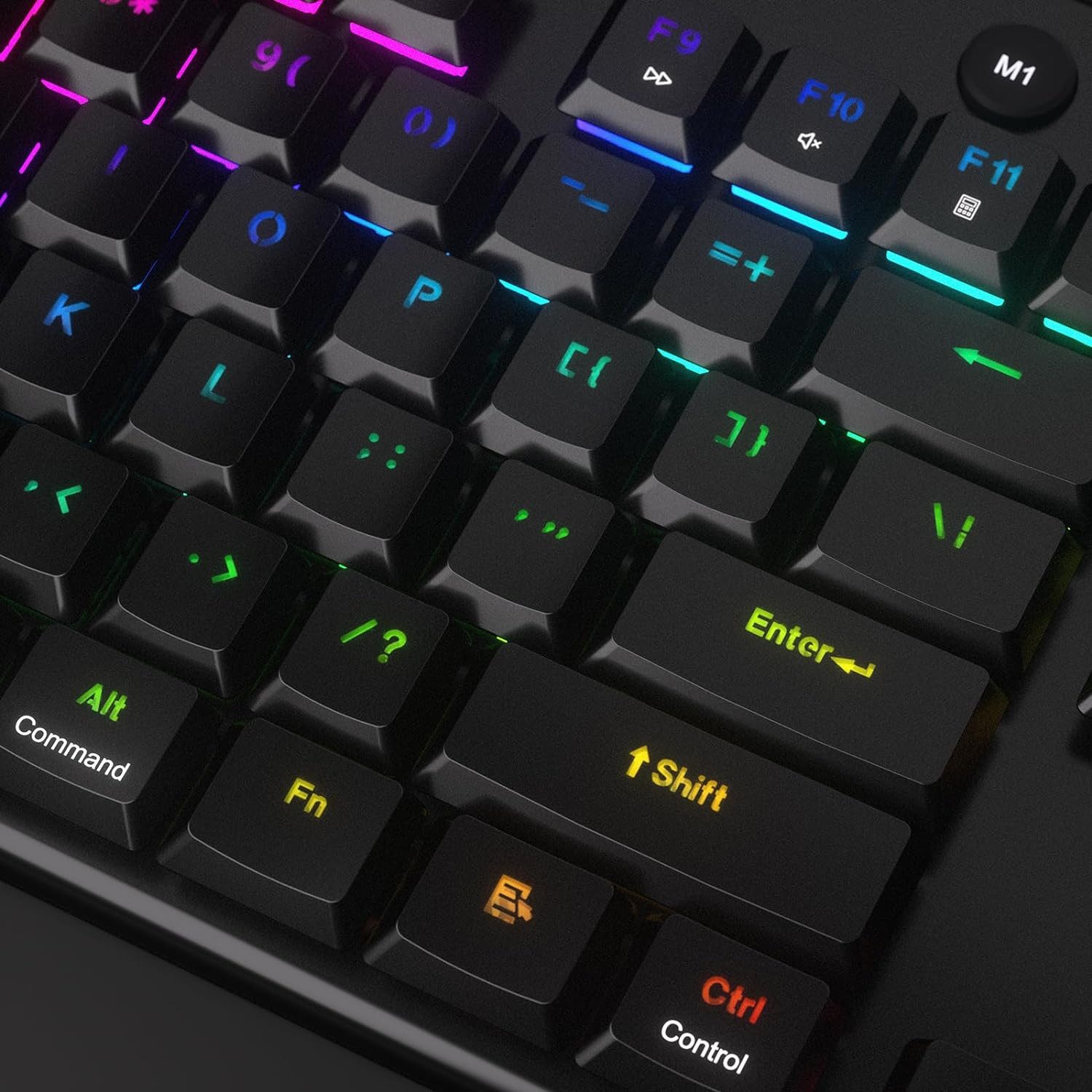 Redragon K618 Mechanische Tastatur RGB, 3-Modus BT/2,4G/USB-C, Low Profile Gaming-Tastatur (Ultradünn 30 %, rote Schalter, Makrotasten, kabellos & kabelgebunden)
