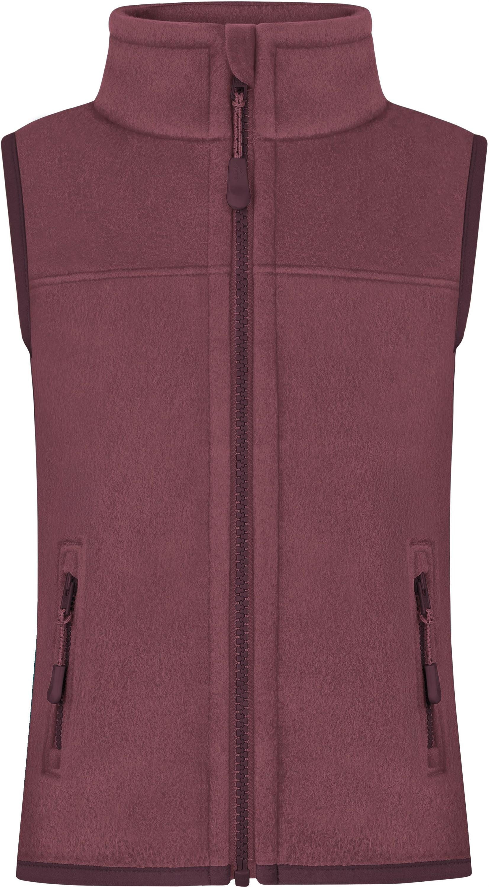 normani Steppweste Kinder Fleeceweste Kiana Unisex Atmungsaktive Strickweste Ärmellose Weste mit Stehkragen