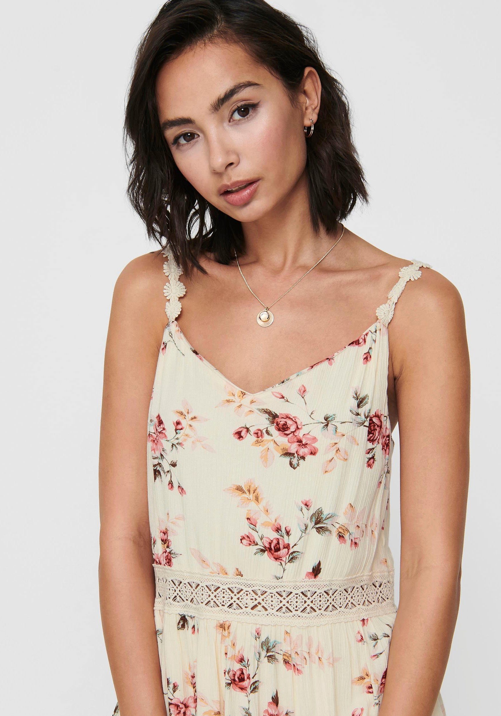 ONLY Trägerkleid ONLKARMEN ANNE LIFE S/L DRESS WVN NOOS Sommerkleid günstig online kaufen