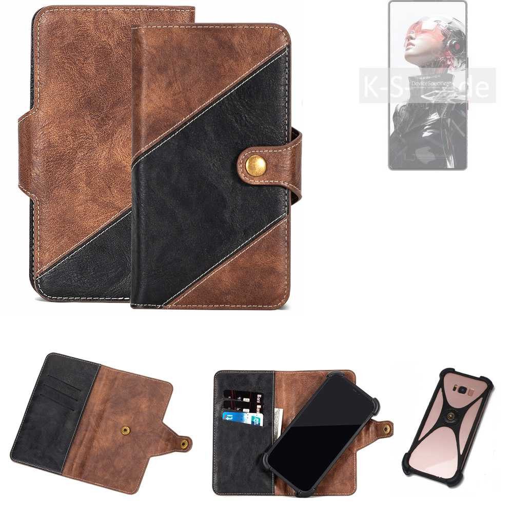 K-S-Trade Handyhülle für REDMAGIC 10S Pro+, Handyhülle Schutzhülle Bookstyle Case Klapphülle Cover Hülle