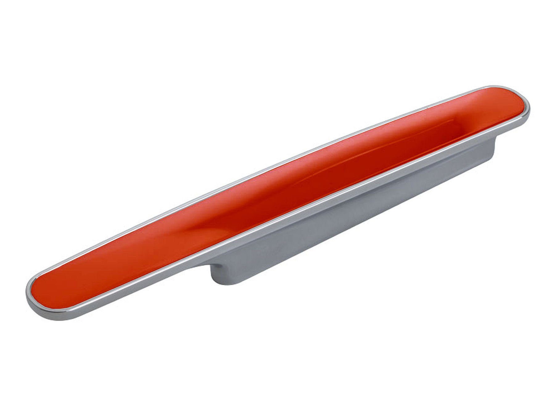 SO-TECH® Möbelgriff Colorgriff RAINBOW II Chrom poliert BA 96 mm - incl. Schrauben, orange