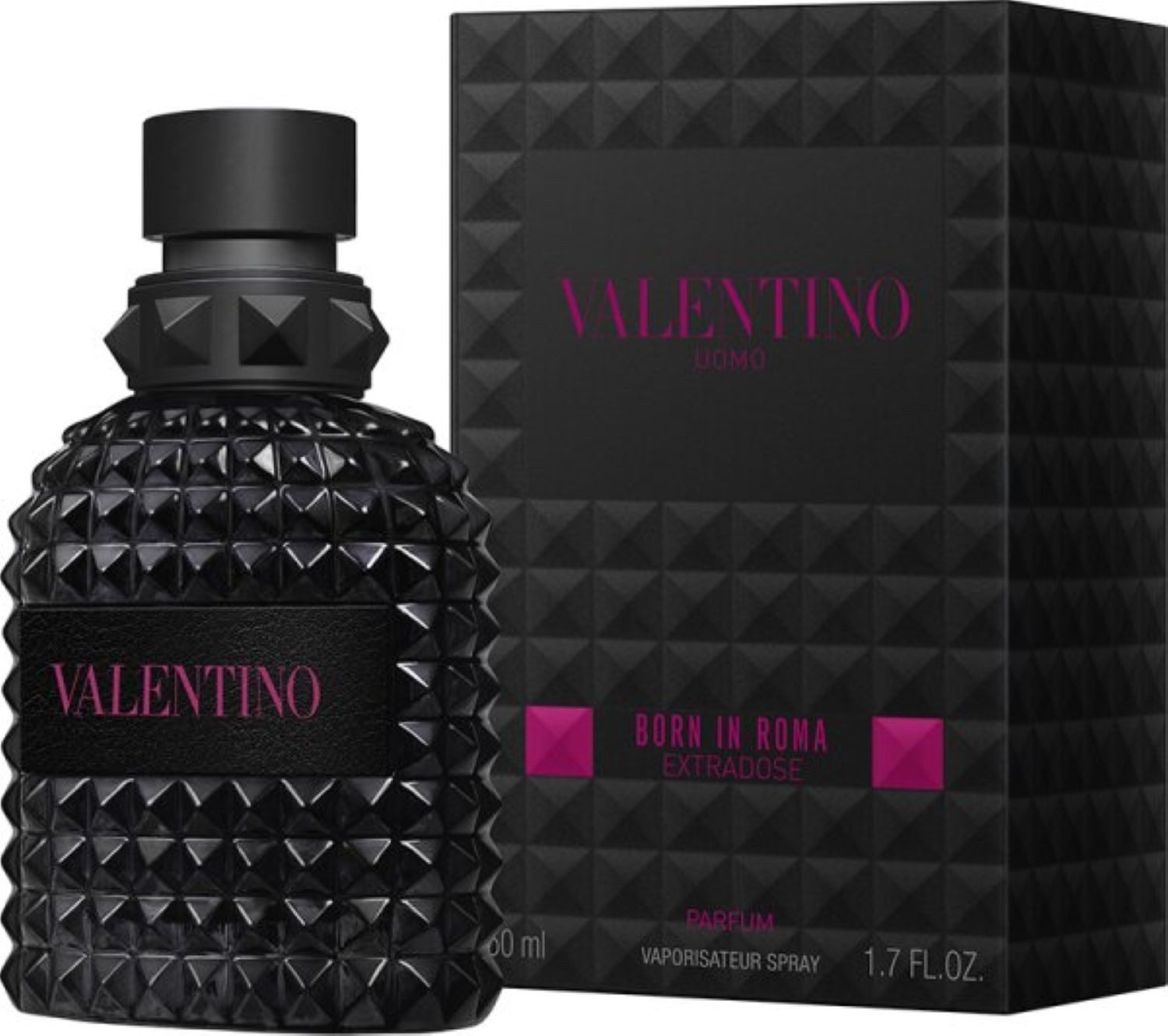 Valentino Extrait Parfum BORN IN ROMA UOMO Extradose, Glasflakon
