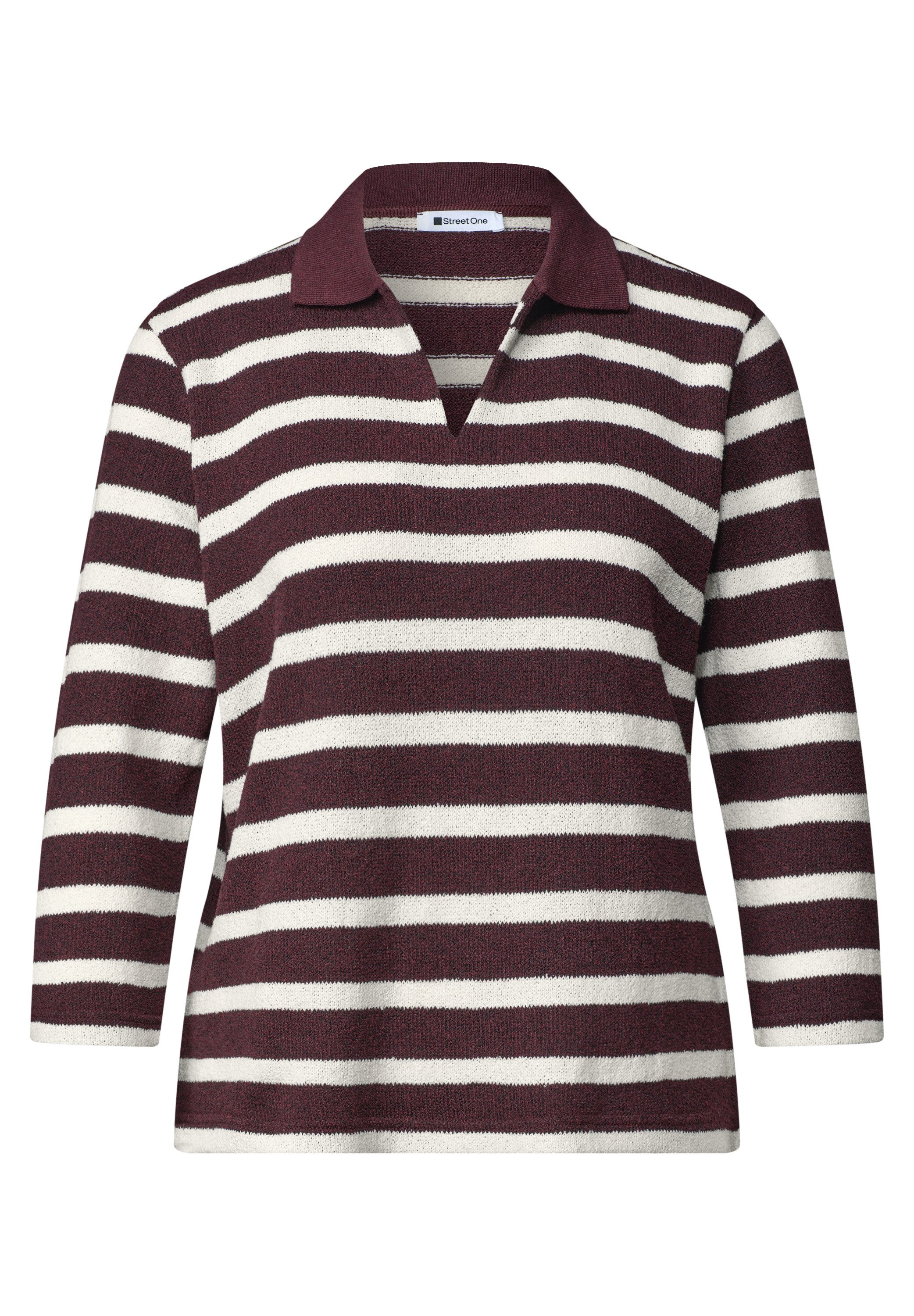 STREET ONE Poloshirt mit Streifenmuster – Bild 5 von 5