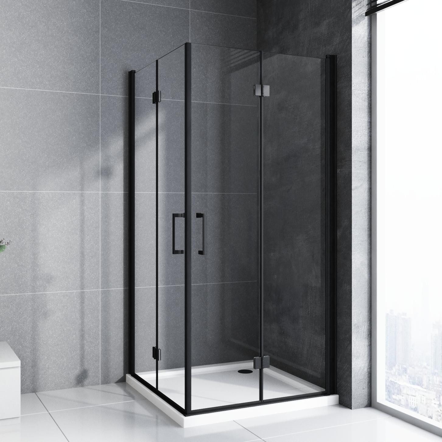 Boromal Eckdusche falttür Duschkabine 90x90 100x100 günstig online kaufen