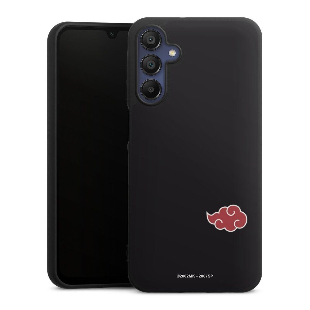 DeinDesign Handyhülle Akatsuki Naruto Shippuden Offizielles Lizenzprodukt Akatsuki Black, Samsung Galaxy A15 5G Silikon Hülle Premium Case Handy Schutzhülle