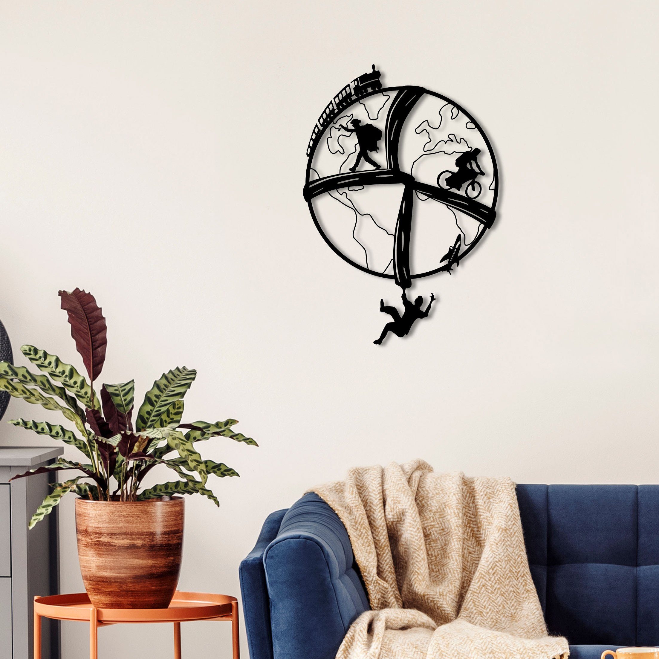 Decortie Wanddekoobjekt METALL FREE SOUL (1 Stück), 40 x 57 cm