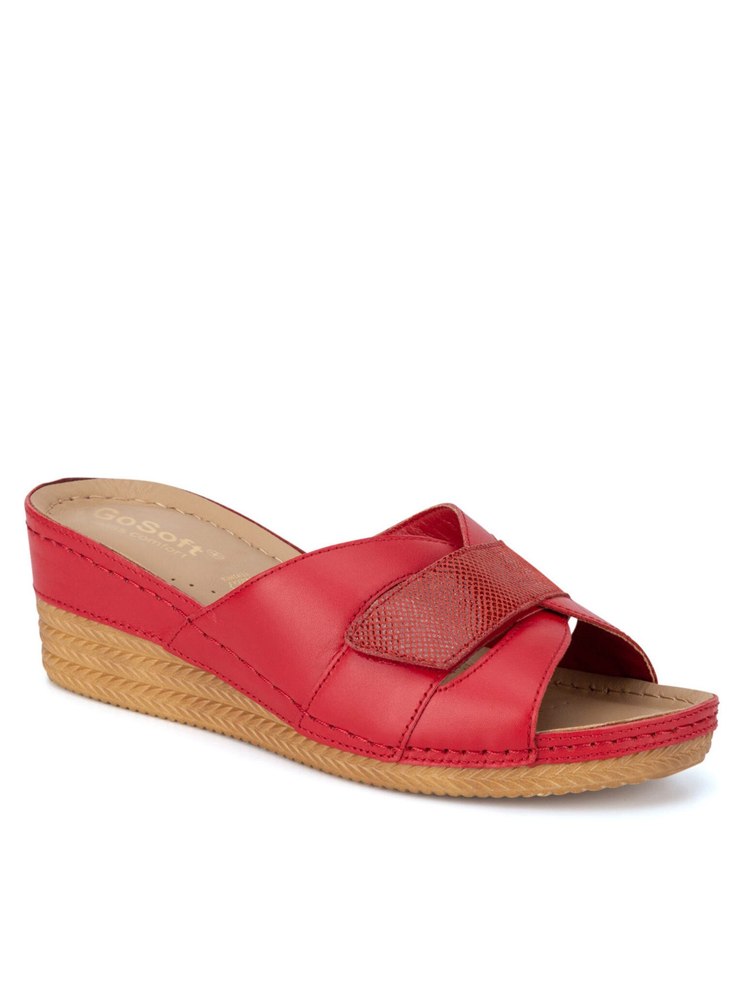 Go Soft Pantoletten ARC-2309-07 Rot Pantolette günstig online kaufen