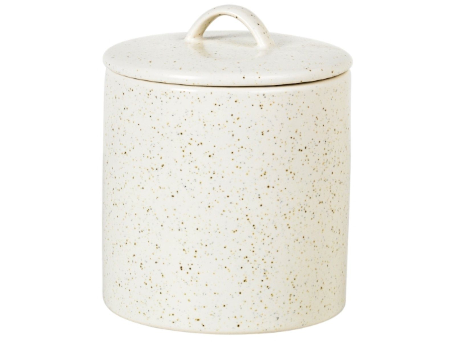 Broste Copenhagen Vorratsdose NORDIC VANILLA Dose mit Deckel 12 cm, Steinzeug