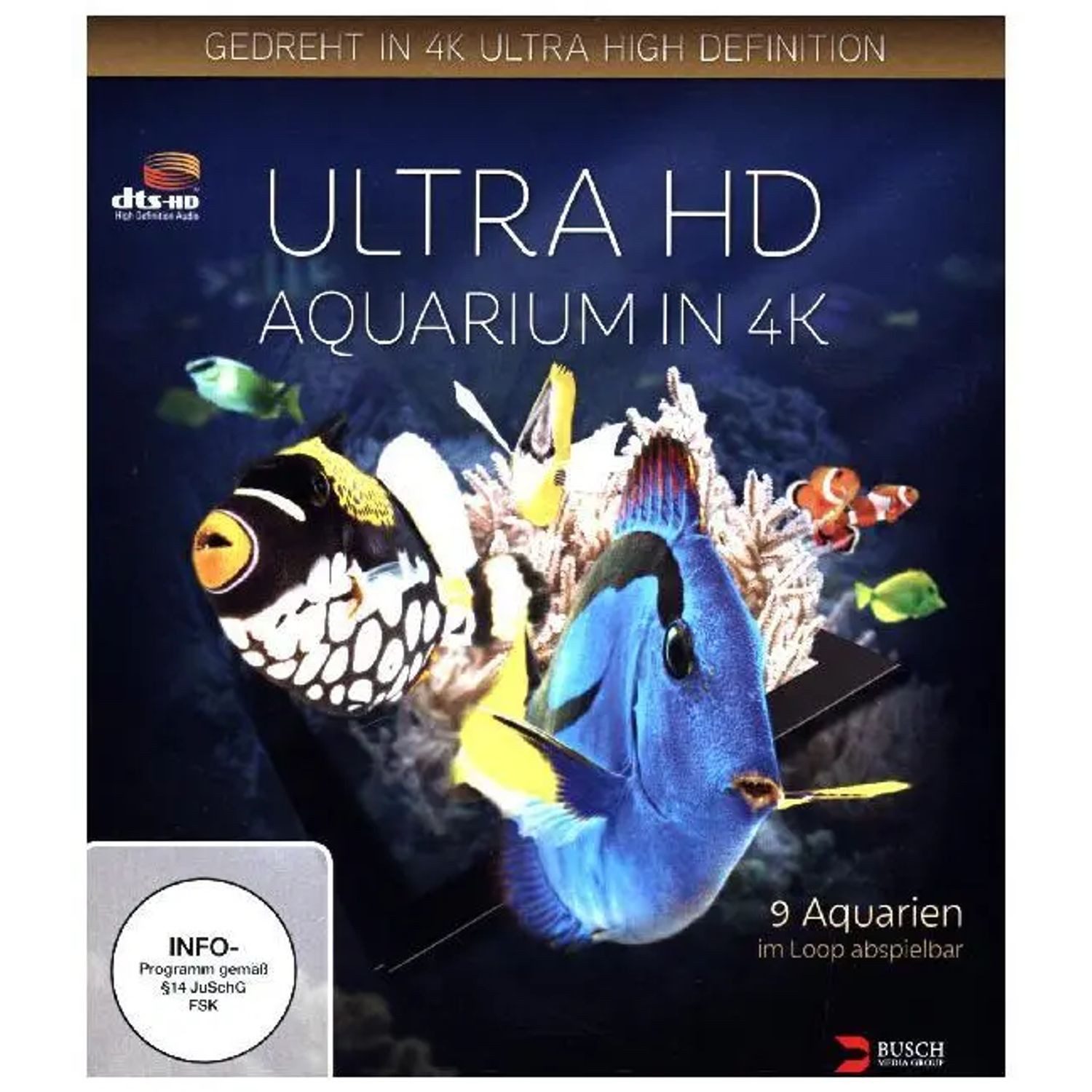 Alive Blu-ray Ultra HD Aquarium 4K,1 UHD-Blu-ray