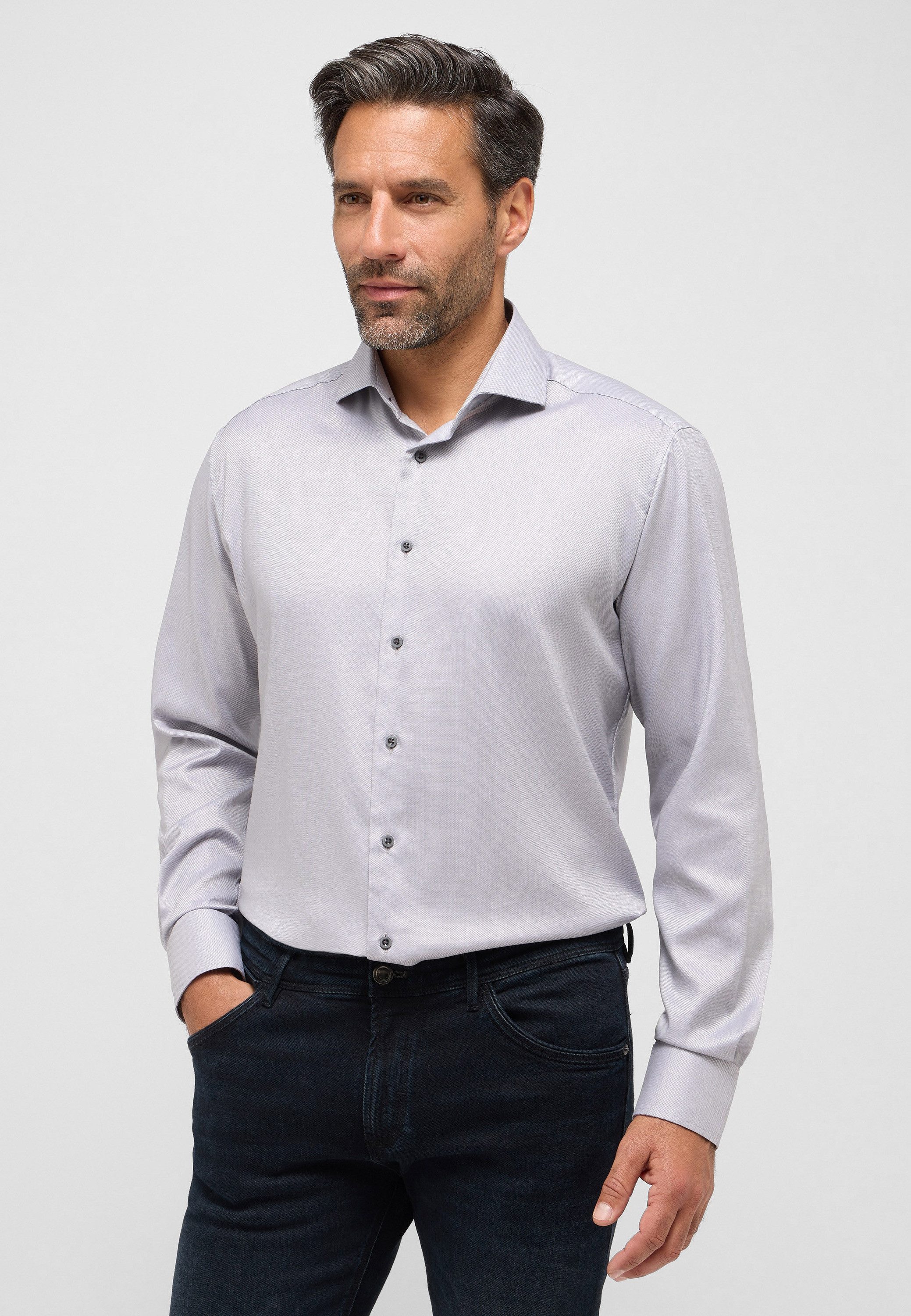 Eterna Langarmhemd MODERN FIT EASY IRON günstig online kaufen