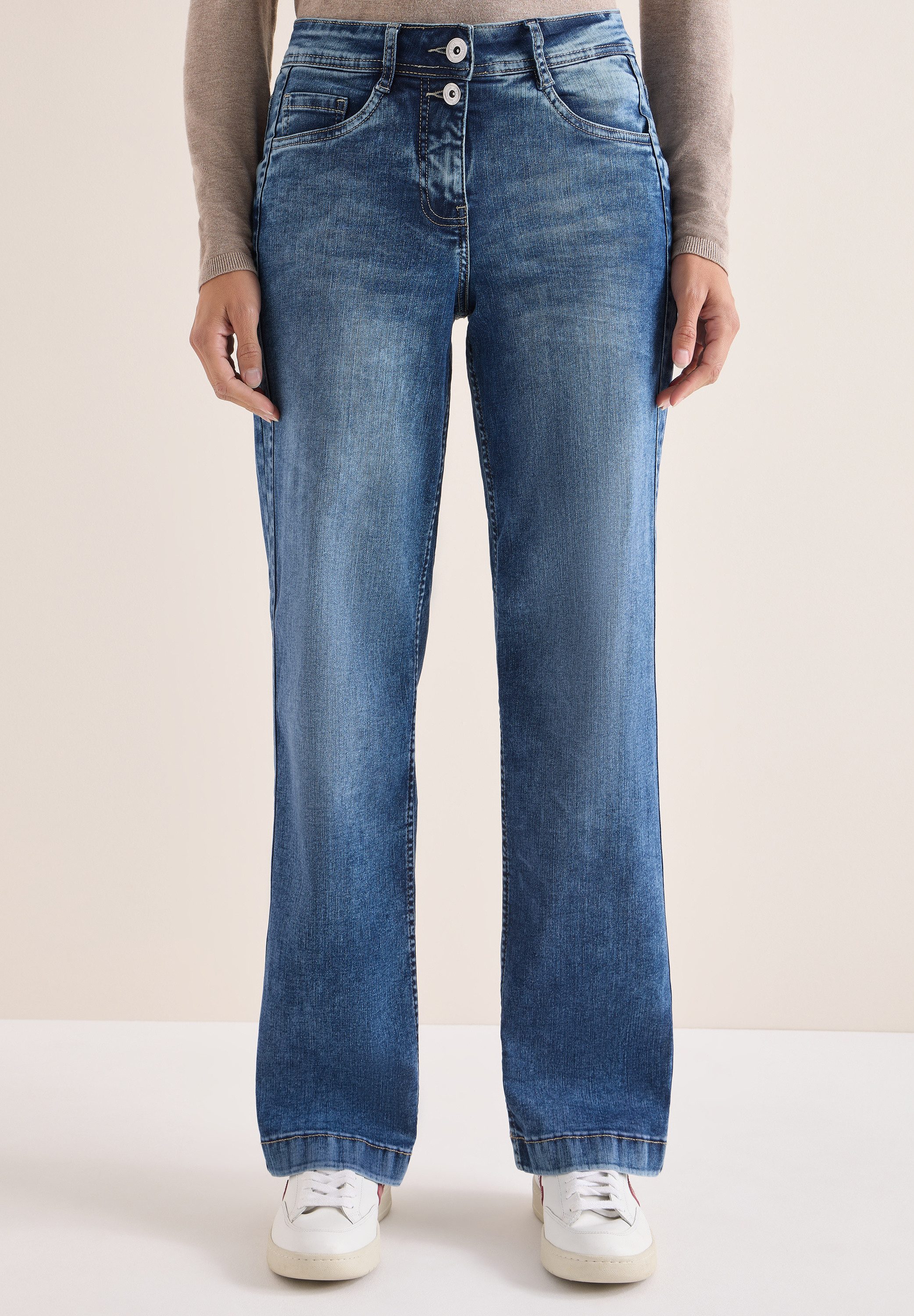 CECIL Loose-fit-Jeans High Waist günstig online kaufen