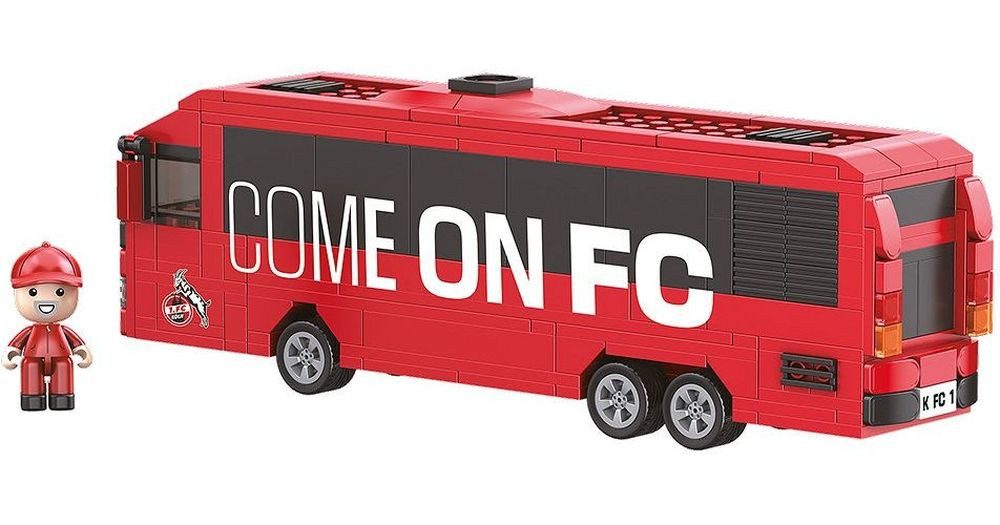 1. FC Köln Plüschfigur Bausatz Mannschaftsbus