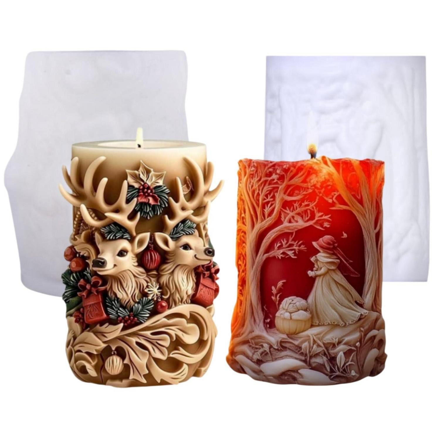 LuxusKollektion Wichtel Silikonform Wichtel Weihnachten 2er (2 St)