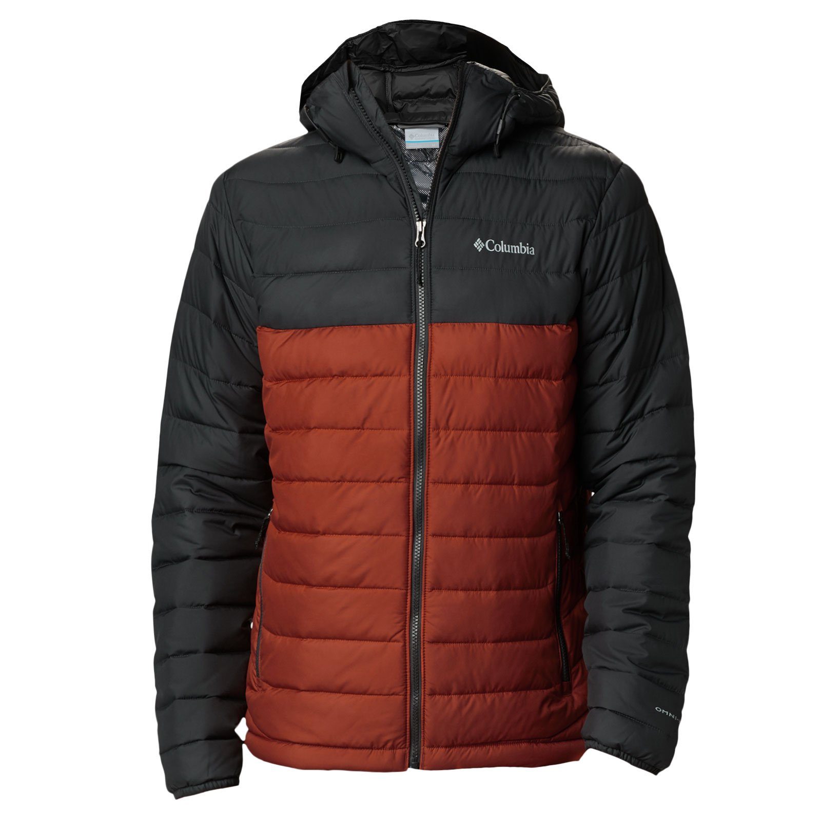 Columbia Steppjacke Powder Lite™ Hooded Jacket mit Wärme-reflektierendem Omni-Heat™ Thermosystem 850 warp red