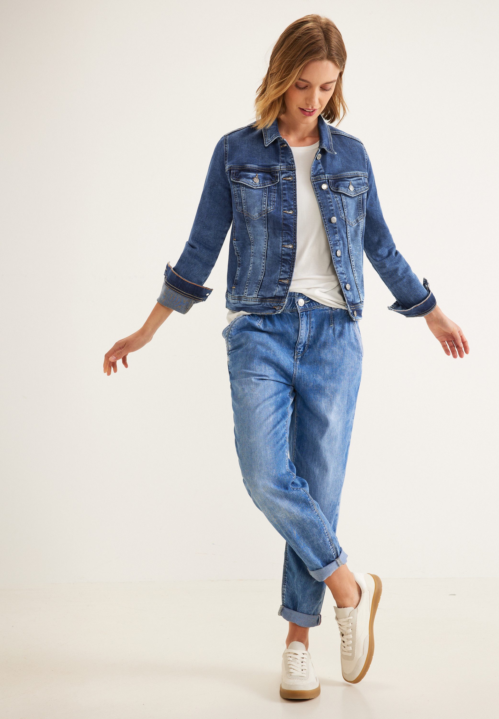STREET ONE Jackenblazer Jeansjacke in Blau. Reduzierter Preis € 63,99. Unverbindliche Preisempfehlung € 79,99