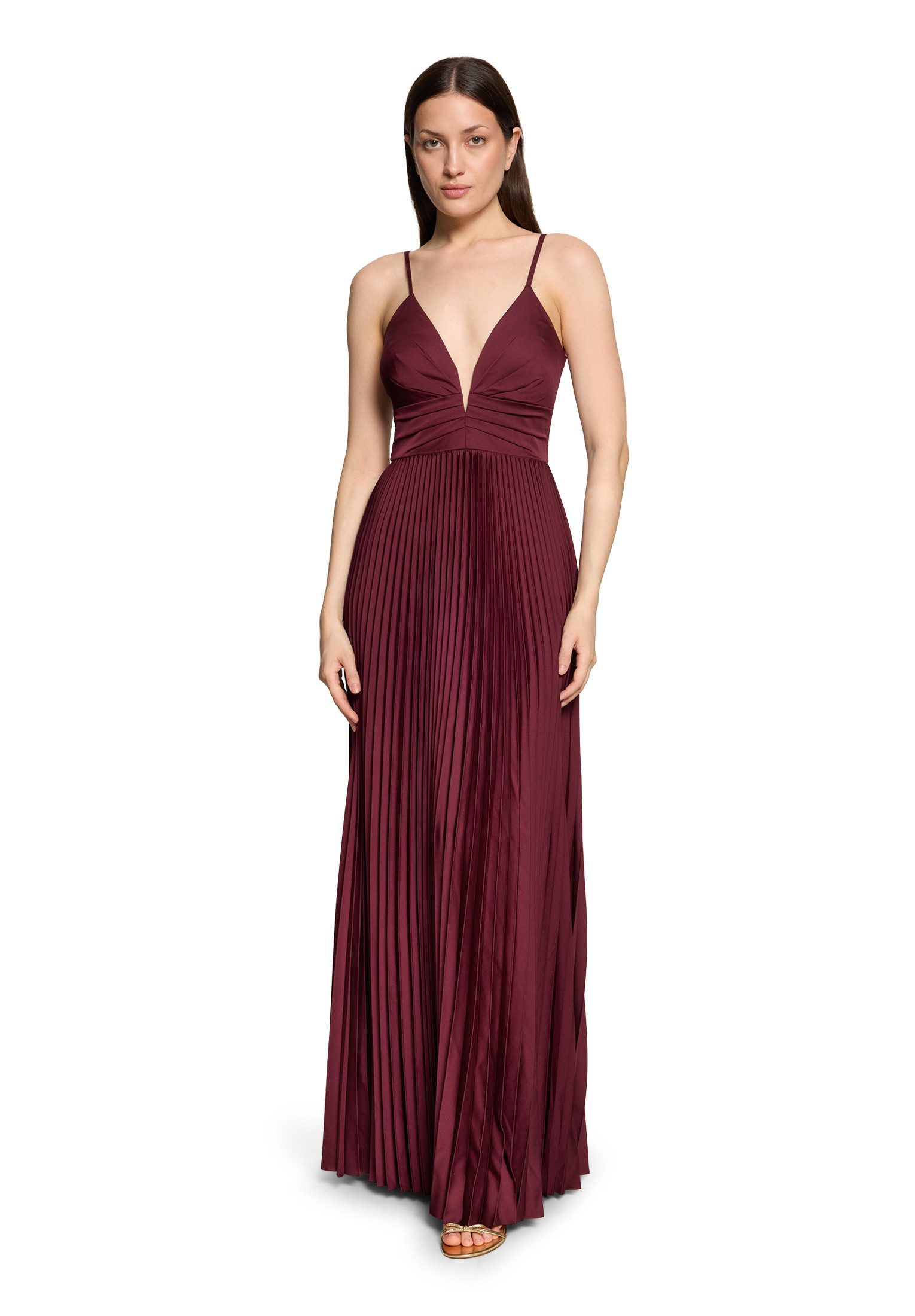 Vera Mont Chiffonkleid Damen mit V-Ausschnitt