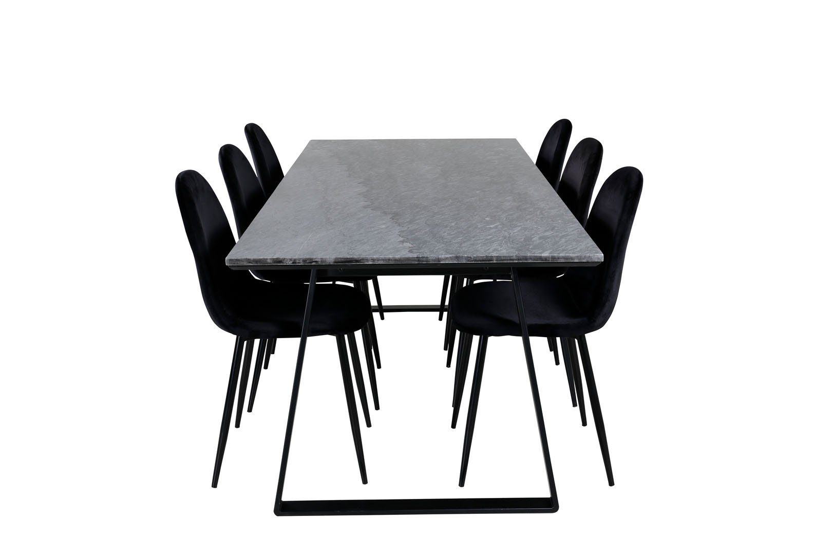 ebuy24 Essgruppe EstelleBLBL Essgruppe Esstisch schwarz, Marmor und, (7-tlg). Reduzierter Preis € 1.253,95. Unverbindliche Preisempfehlung € 2.089,95