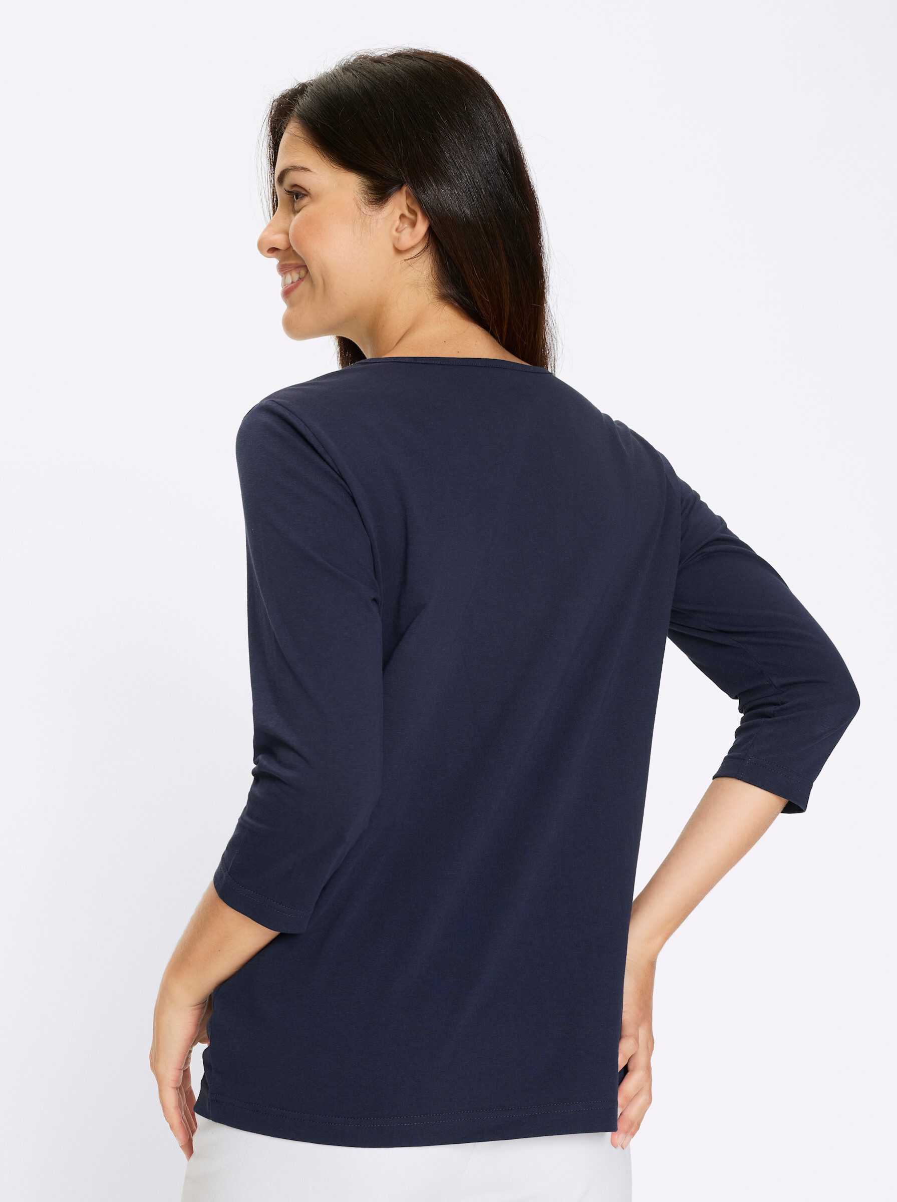 Sieh an! T-Shirt 3/4-Arm-Shirt 3/4-Arm günstig online kaufen