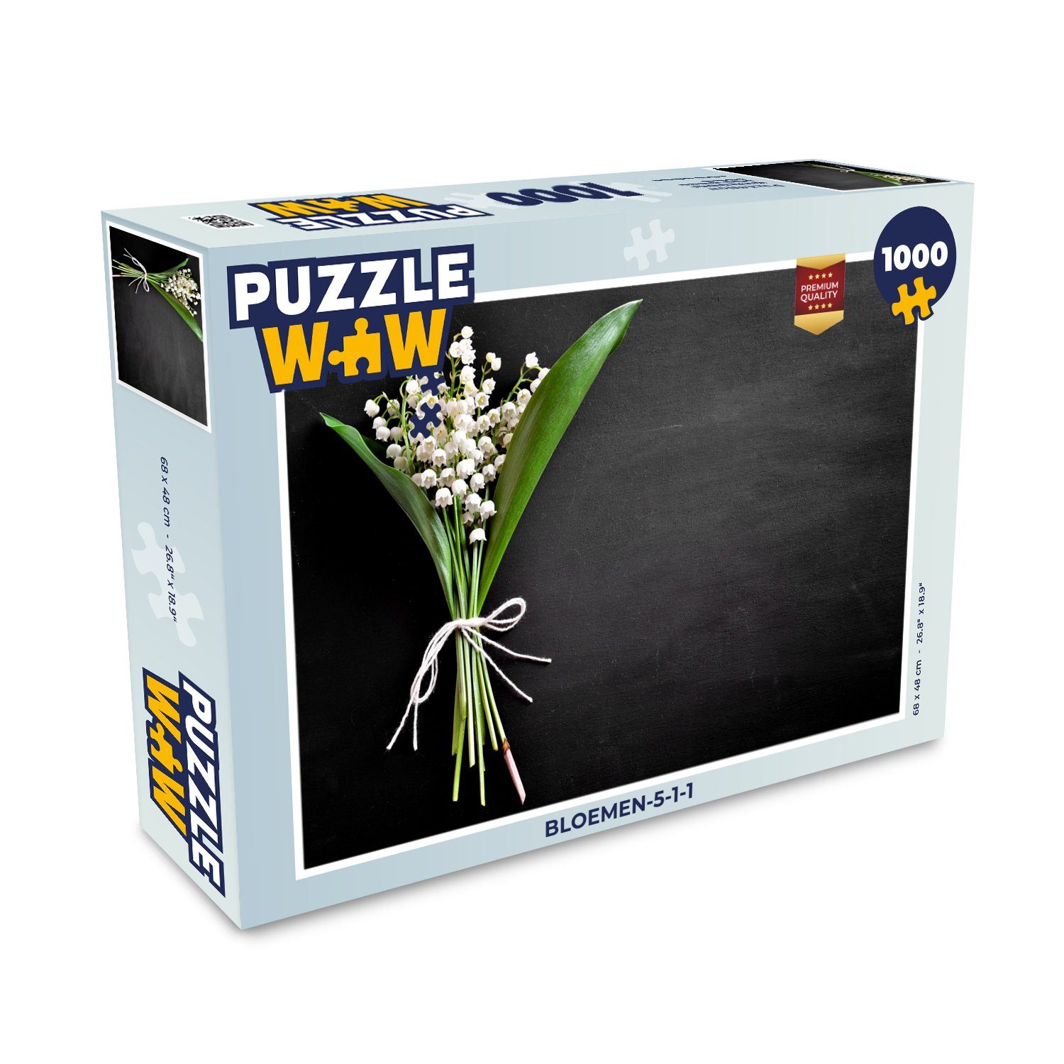 Puzzle Blumen-5-1-1