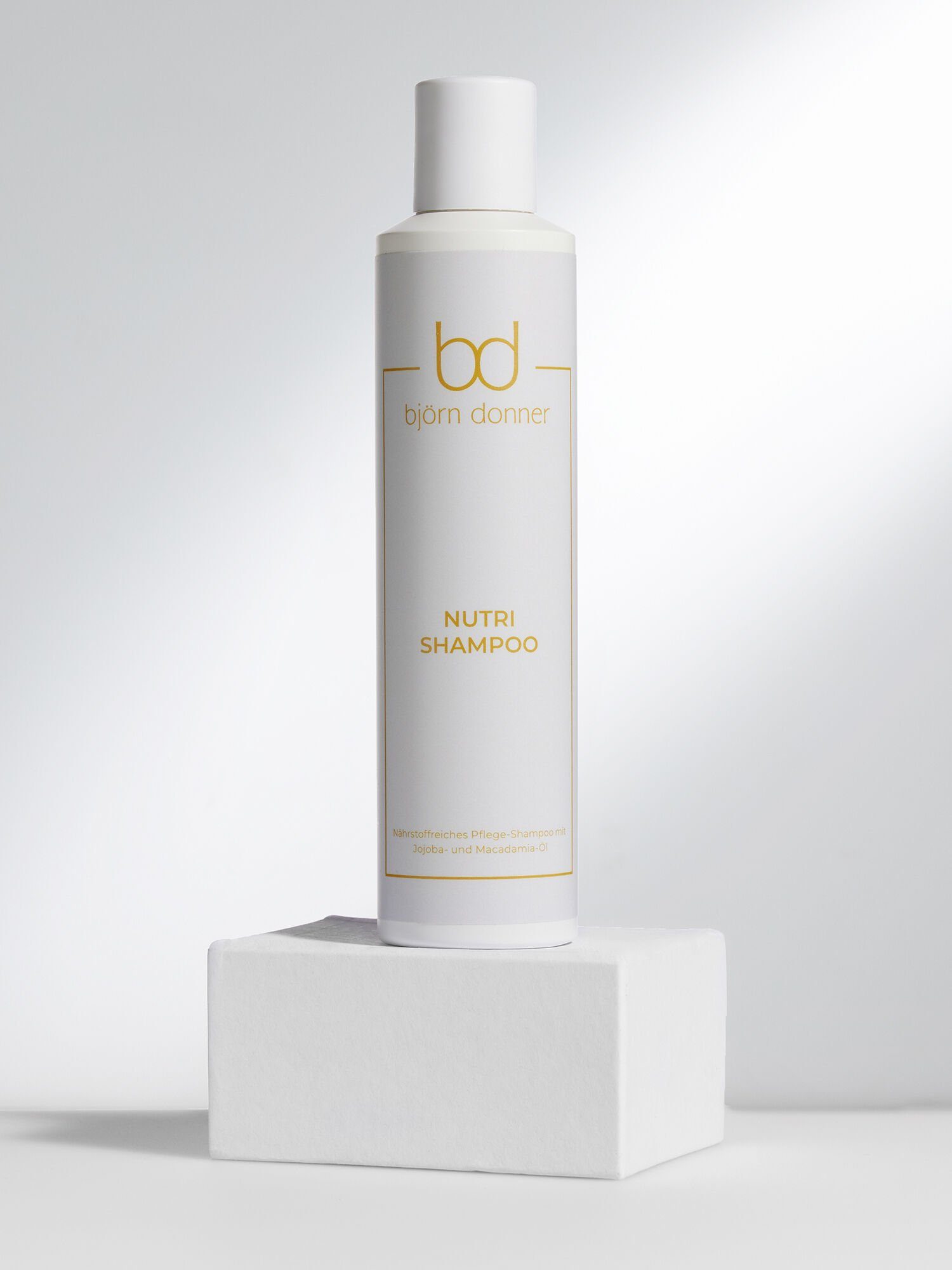 Björn Donner Haarshampoo "Nutri", 200 ml, mit Jojoba-& Macadamia-Öl, für eine intensive Nährstoffversorgung | Haarshampoos
