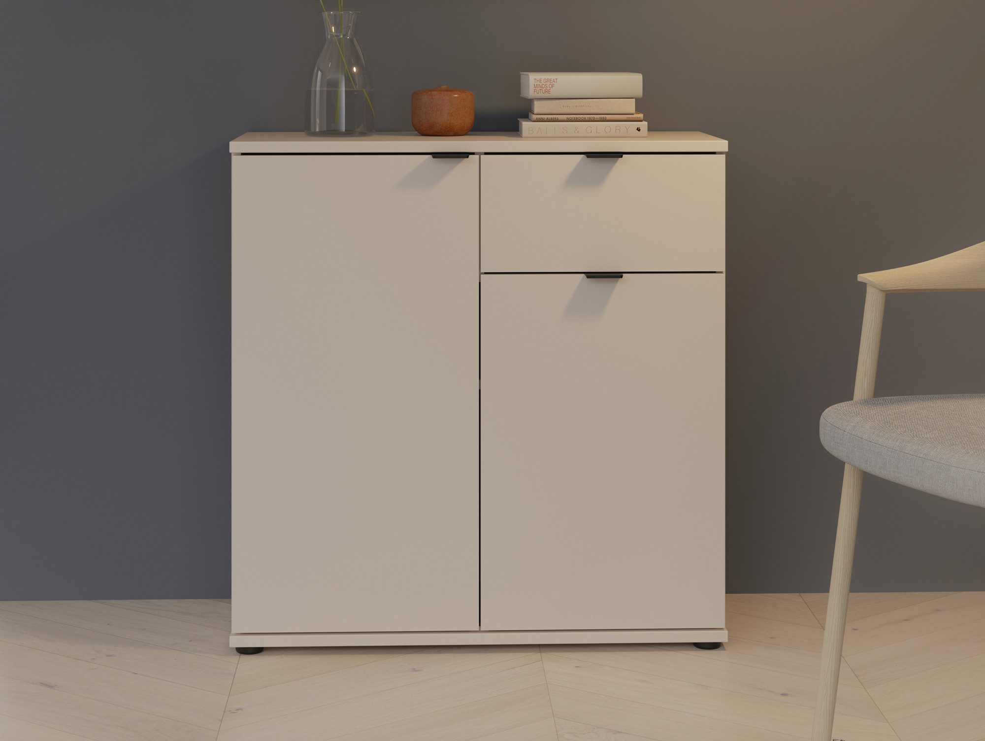 Moebel-Eins Kommode GINNY Kommode II, Material Spanplatte, GINNY Kommode II, Material Spanplatte