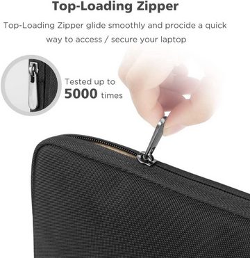 BOTC Laptop-Hülle Laptop-Hülle Laptoptasche 360° Schutz Notebook Schutzhülle, 15.6" Laptop-Tasche - 2 Stück Extra-Fach