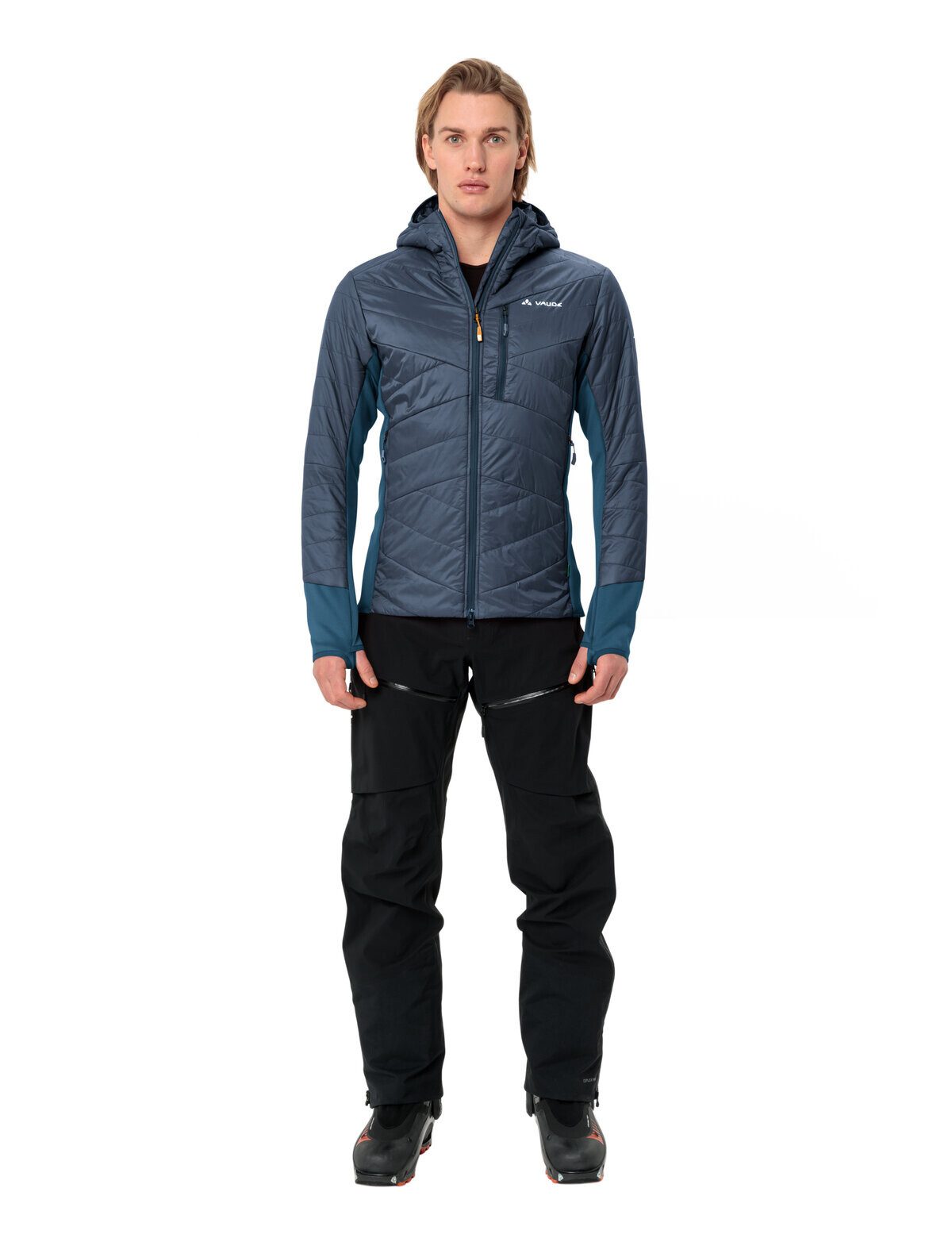 VAUDE Outdoorjacke Me Sesvenna Jacket IV CS Isolationsjacke, Funktionsjacke vorgeformter Ärmel mit Daumenöffnung