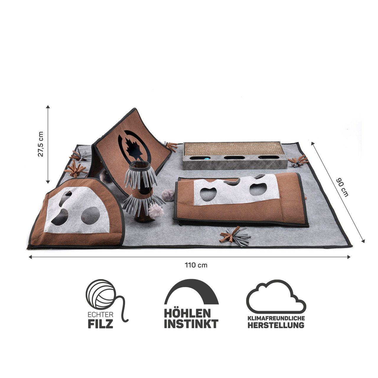 Canadian Cat Company Tier-Intelligenzspielzeug Katzenspielteppich ActivityT günstig online kaufen
