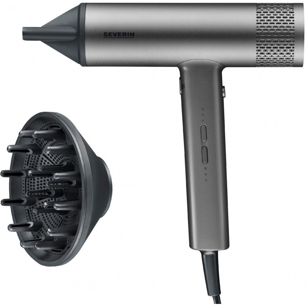 Severin Haartrockner HT 0169 S-Style Speed Pro - Haartrockner - grau