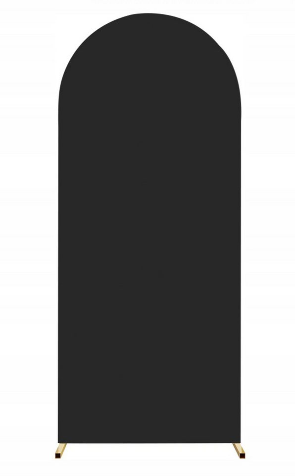 Festivalartikel Hussen-Set Schwarze Husse für Hochzeitsbogen 100x200cm – Elegante Deko für Feiern