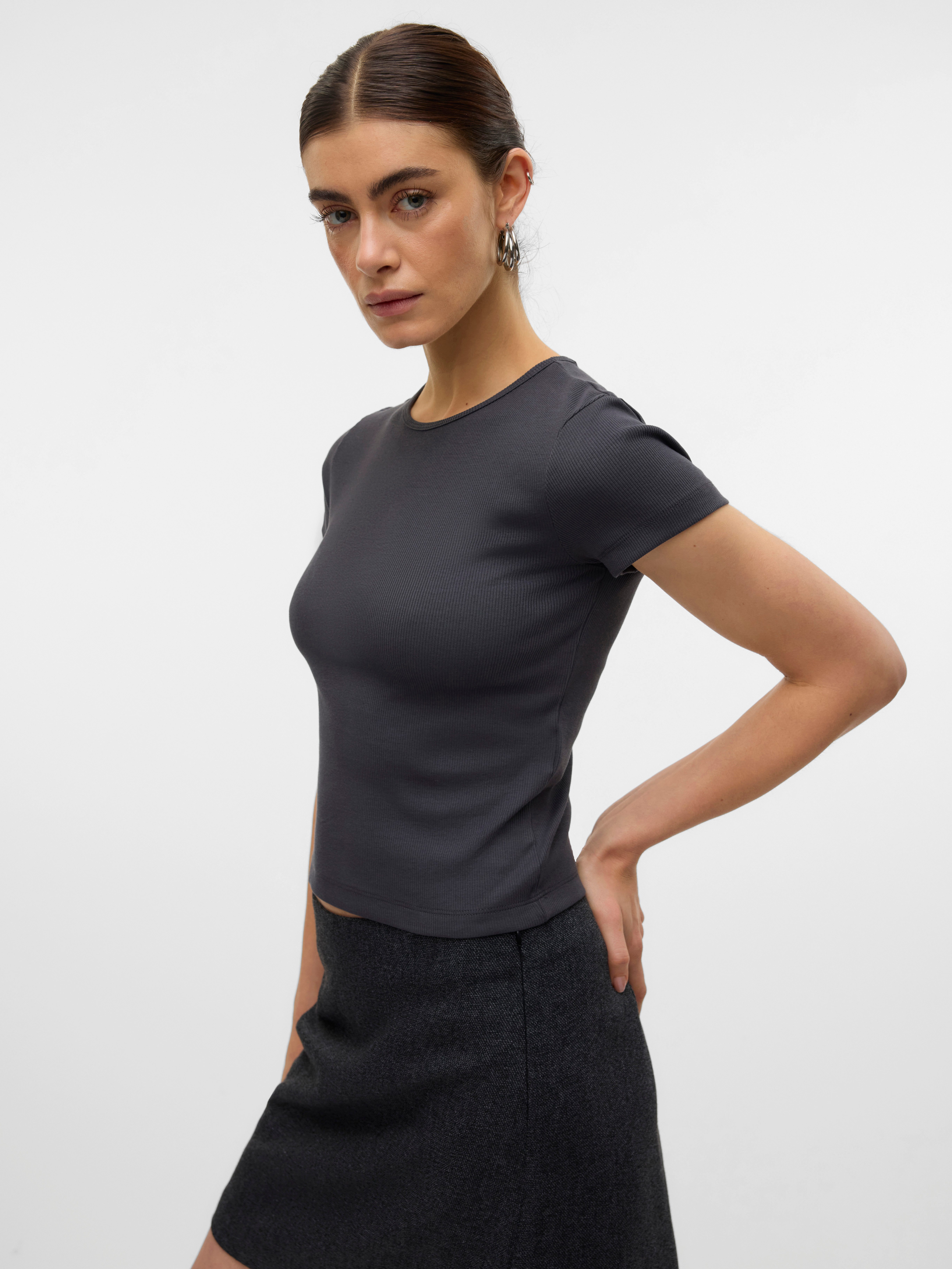 Vero Moda Rundhalsshirt VMCHLOE SS SHORT günstig online kaufen